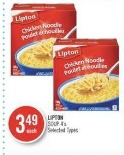 Shoppers Drug Mart LIPTON SOUP 4's offer