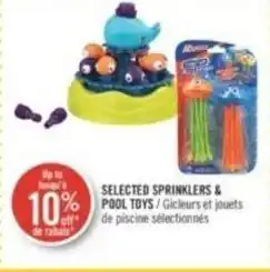 Shoppers Drug Mart SELECTED SPRINKLERS & POOL TOYS offer