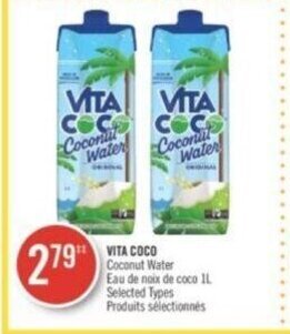 Shoppers Drug Mart VITA COCO Coconut Water 1L offer