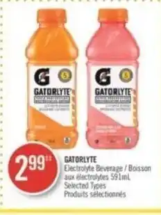 Shoppers Drug Mart GATORLYTE Electrolyte Beverage 591ml offer