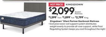 Sleep Country Kingsdown® silent partner eastbrook mattress offer