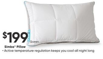 Sleep Country Simba® pillow offer
