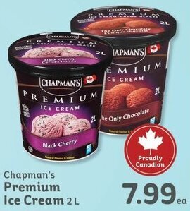 IGA Chapman's Premium Ice Cream 2 L offer