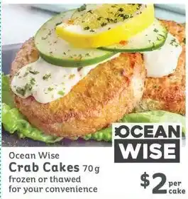 IGA Ocean Wise Crab Cakes 70 g offer