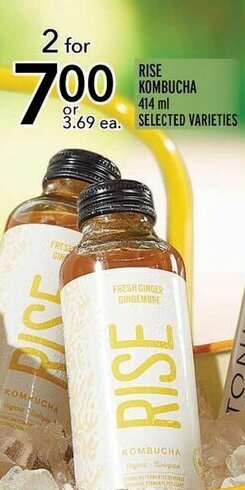 Metro RISE KOMBUCHA 414 ml SELECTED VARIETIES offer