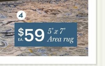 Giant Tiger Area rug offer