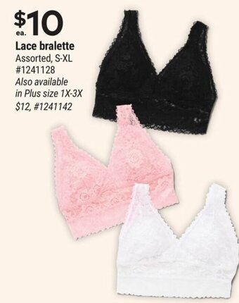 Giant Tiger Lace bralette offer