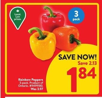 Walmart Rainbow Peppers offer
