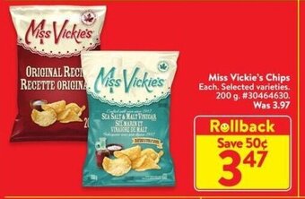 Walmart Miss Vickie's Chips offer
