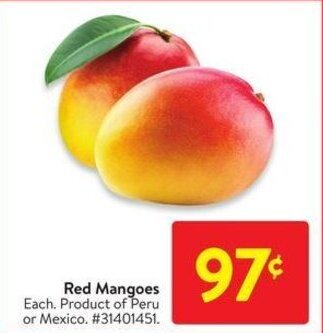 Walmart Red Mangoes offer