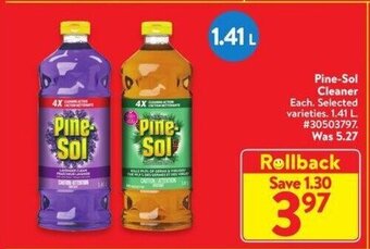 Walmart Pine-Sol Cleaner offer