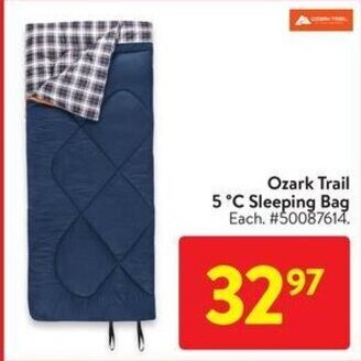 Walmart Ozark Trail 5 °C Sleeping Bag offer