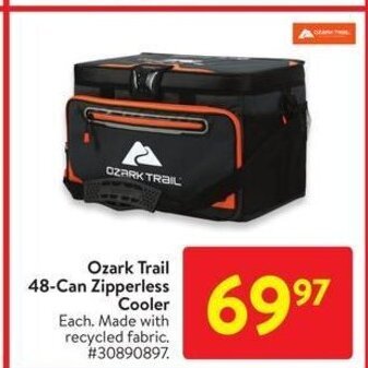 Walmart Ozark Trail 48-Can Zipperless Cooler offer