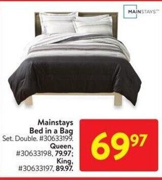 Walmart Mainstays Bed in a Bag offer