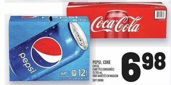 Metro PEPSI, COKE 12/300 ml offer