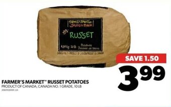 Real Canadian Superstore FARMER'S MARKET RUSSET POTATOES offer