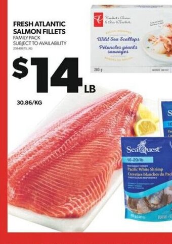 Real Canadian Superstore FRESH ATLANTIC SALMON FILLETS offer
