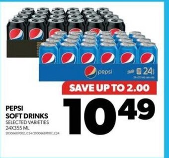Real Canadian Superstore PEPSI SOFT DRINKS offer