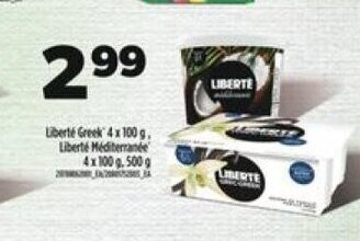Real Canadian Superstore Liberté Greek, Liberté Méditerranée offer