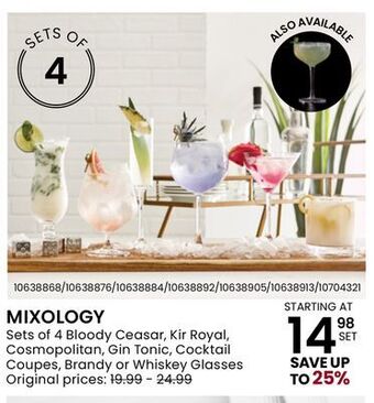 Stokes Mixology sets of 4 bloody ceasar offer