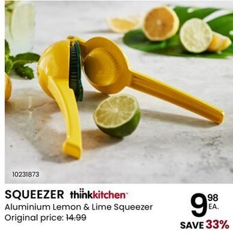 Stokes Squeezer aluminium lemon & lime squeezer offer