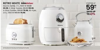Stokes Retro white electric kettle offer