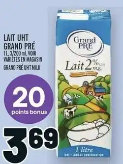 Metro LAIT UHT GRAND PRÉ 1L offer