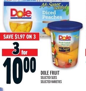Metro DOLE FRUIT offer