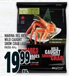 Metro MARINA DEL REY WILD CAUGHT TIONS SNOW CRAB LEGS 454 g offer