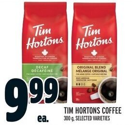 Metro TIM HORTONS COFFEE 300 g offer