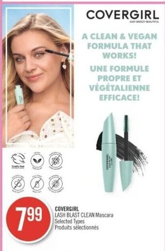 Shoppers Drug Mart COVERGIRL Lash Blast Clean Mascara offer