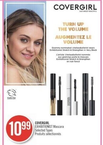 Shoppers Drug Mart COVERGIRL EXHIBITIONIST Mascara offer