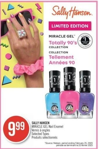 Shoppers Drug Mart SALLY HANSEN MIRACLE GEL Nail Enamel offer