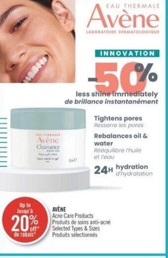 Shoppers Drug Mart AVENE Acne Care Products offer
