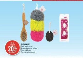 Shoppers Drug Mart QUO BEAUTY Bath Accessories offer