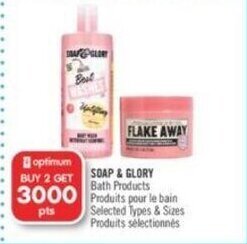 Shoppers Drug Mart Soap & Glory Bath Products offer