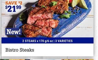 M & M Food Market Bistro steaks offer