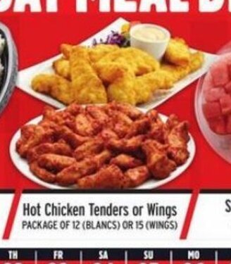 Metro Hot Chicken Tenders or Wings offer