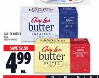Metro Gay Lea butter offer