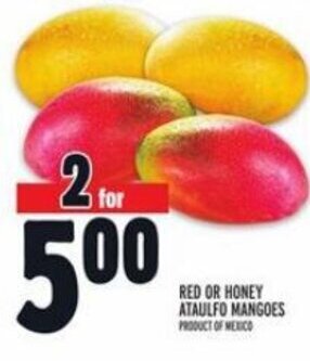 Metro RED OR HONEY ATAULFO MANGOES offer