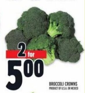 Metro BROCCOLI CROWNS offer