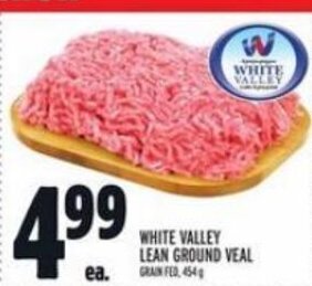 Metro WHITE VALLEY LEAN GROUND VEAL offer