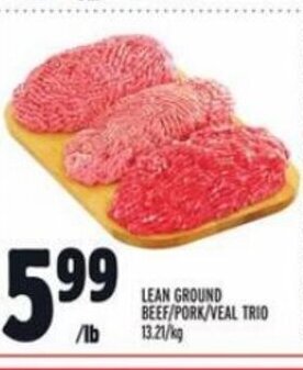 Metro LEAN GROUND BEEF/PORK/VEAL TRIO offer