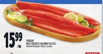 Metro TRIDENT WILD SOCKEYE SALMON FILLETS offer
