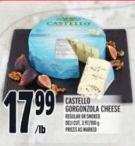 Metro CASTELLO GORGONZOLA CHEESE offer