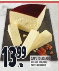 Metro SAPUTO ASIAGO offer