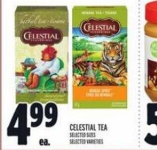 Metro CELESTIAL TEA offer