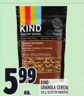 Metro KIND GRANOLA CEREAL offer