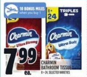 Metro CHARMIN BATHROOM TISSUE offer