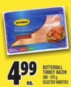 Metro BUTTERBALL TURKEY BACON offer
